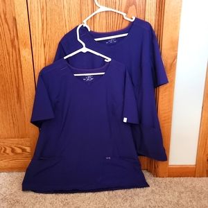 Infinity scrub tops